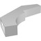 Ekena Millwork 3-in. W x 18-in. D x 18-in. H Monterey Architectural Grade PVC Knee Brace BRCP03X18X18MON - alternate 6